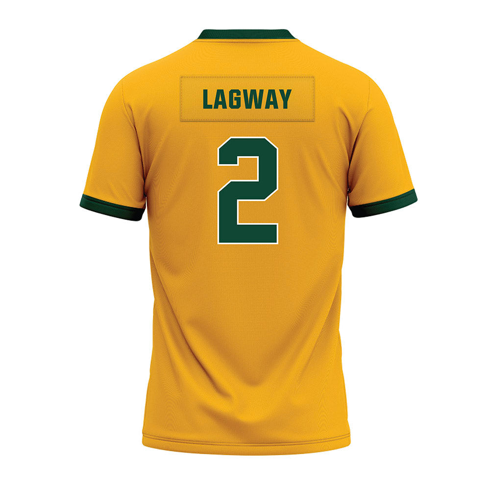 Baylor - NCAA Football : DJ Lagway - Gold Premium Football Jersey