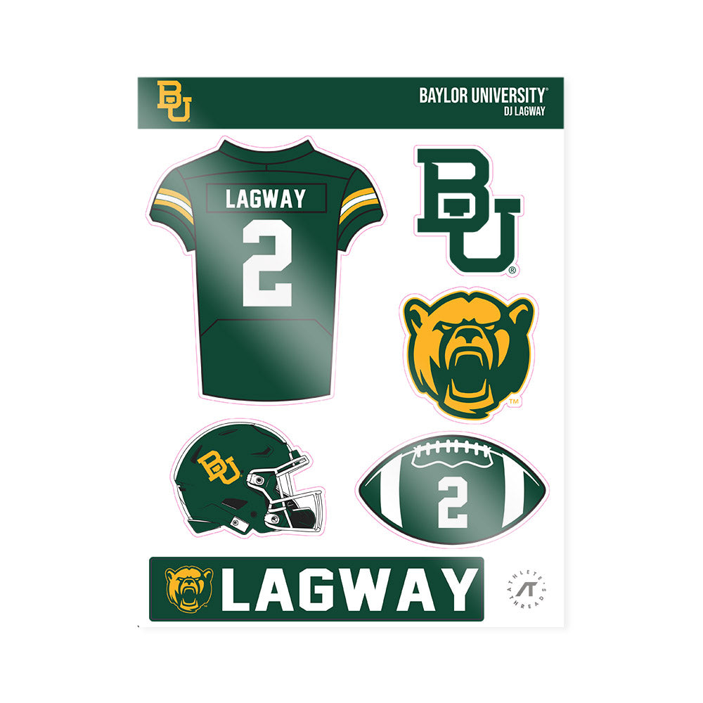Baylor - NCAA Football : DJ Lagway - Sticker Sheet