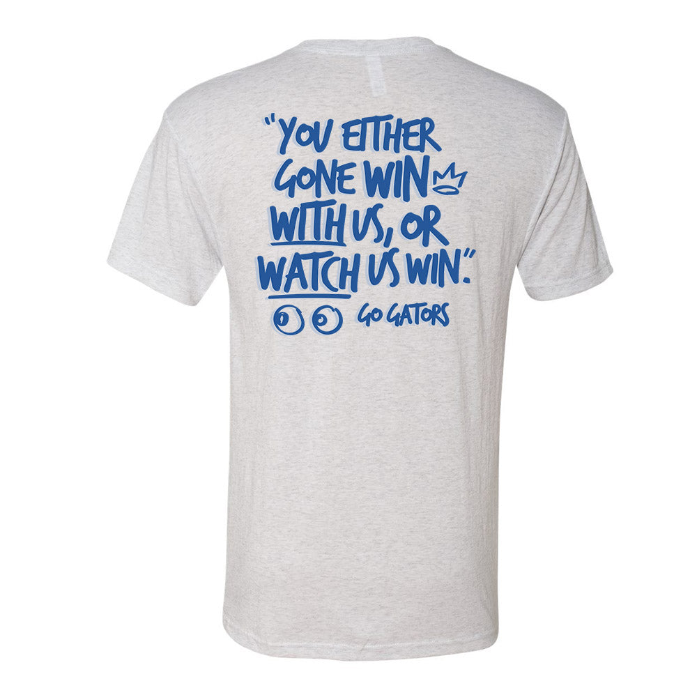 Florida - NCAA Football : DJ Lagway - Men's Triblend Short Sleeve T-Shirt-1