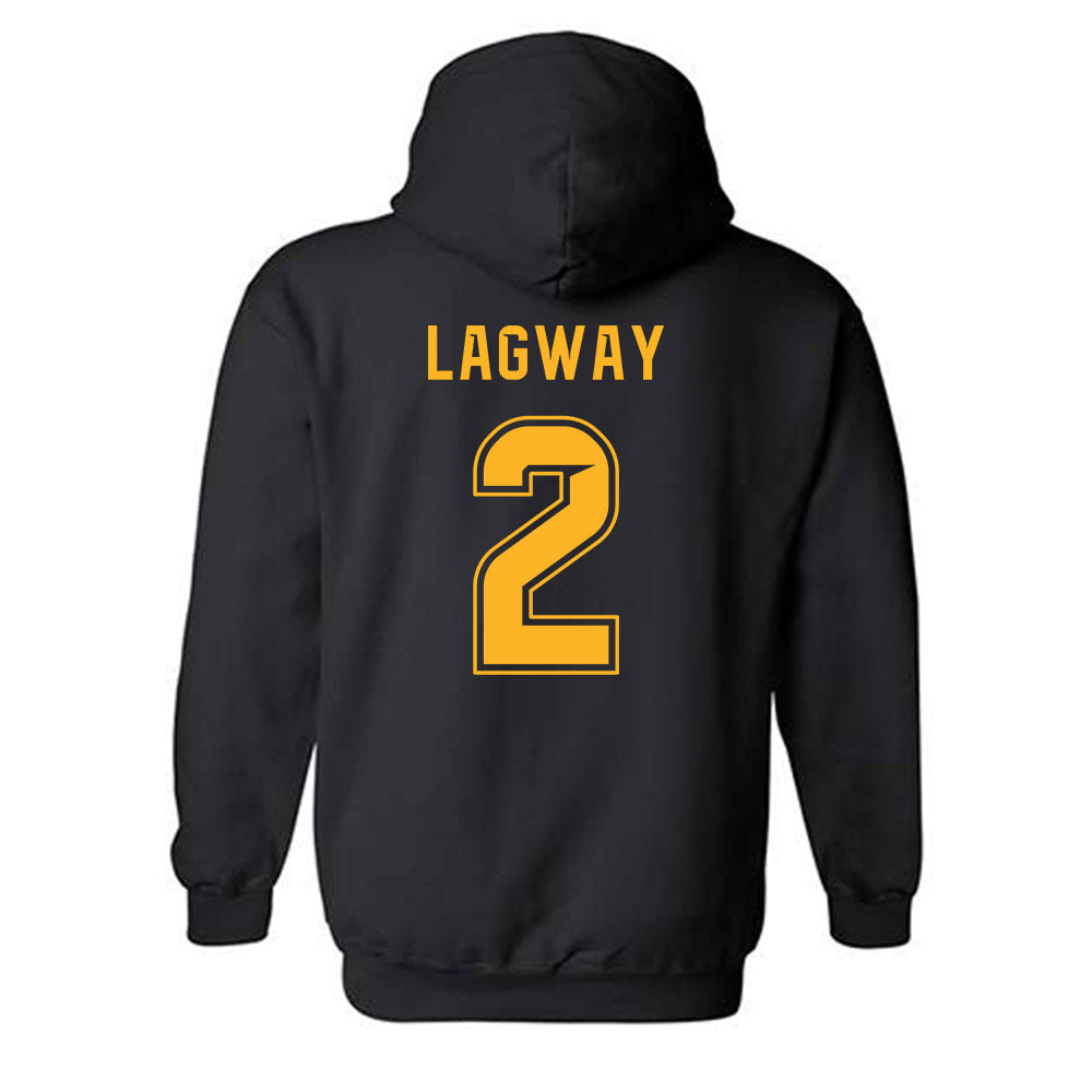 Baylor - NCAA Football : DJ Lagway - Blackout Shersey Hooded Sweatshirt