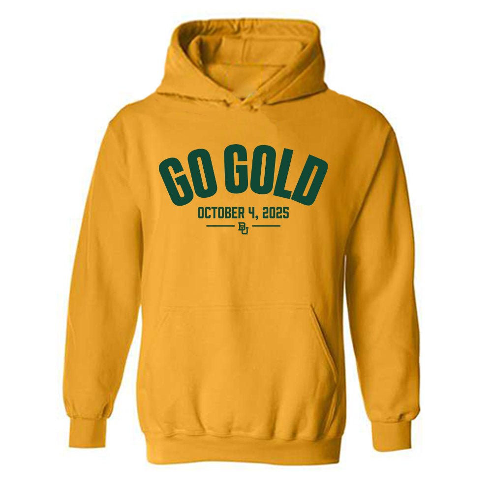 Baylor - NCAA Football : DJ Lagway - Go Gold Shersey Hooded Sweatshirt
