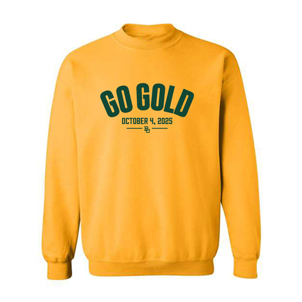 Baylor - NCAA Football : DJ Lagway - Go Gold Shersey Crewneck Sweatshirt