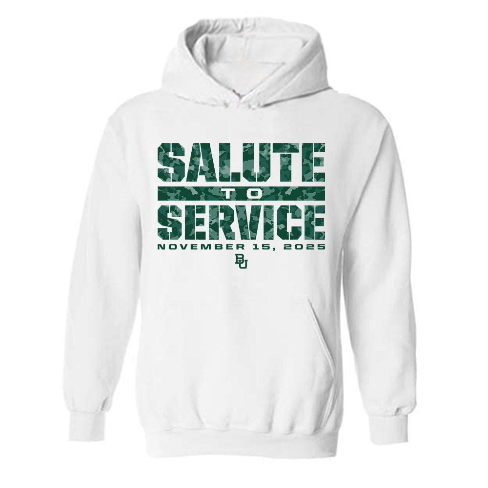 Baylor - NCAA Football : DJ Lagway - Salute to Service Shersey Hooded Sweatshirt