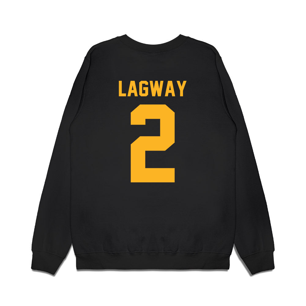 Baylor - NCAA Football : DJ Lagway - Vintage Helmet Premium Crewneck Sweatshirt