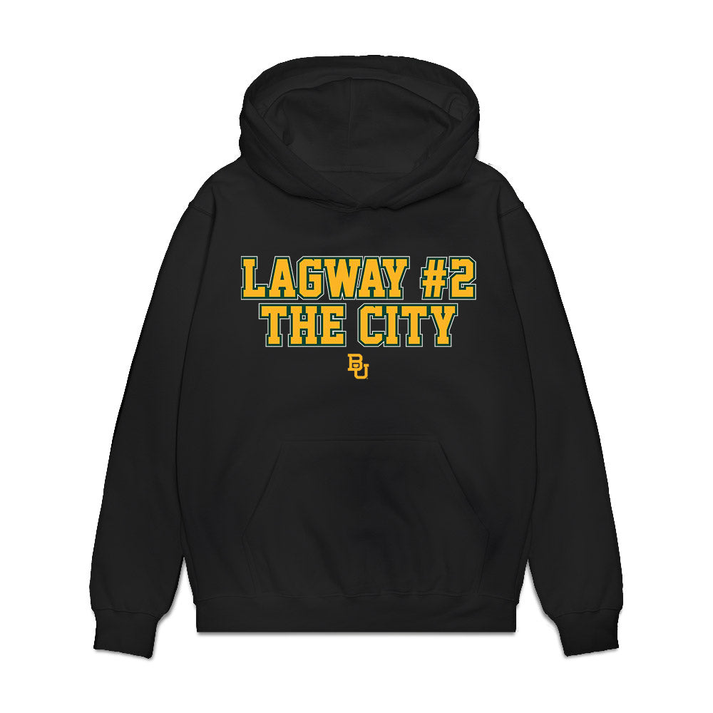 Baylor - NCAA Football : DJ Lagway - Lagway The City Premium Hooded Sweatshirt