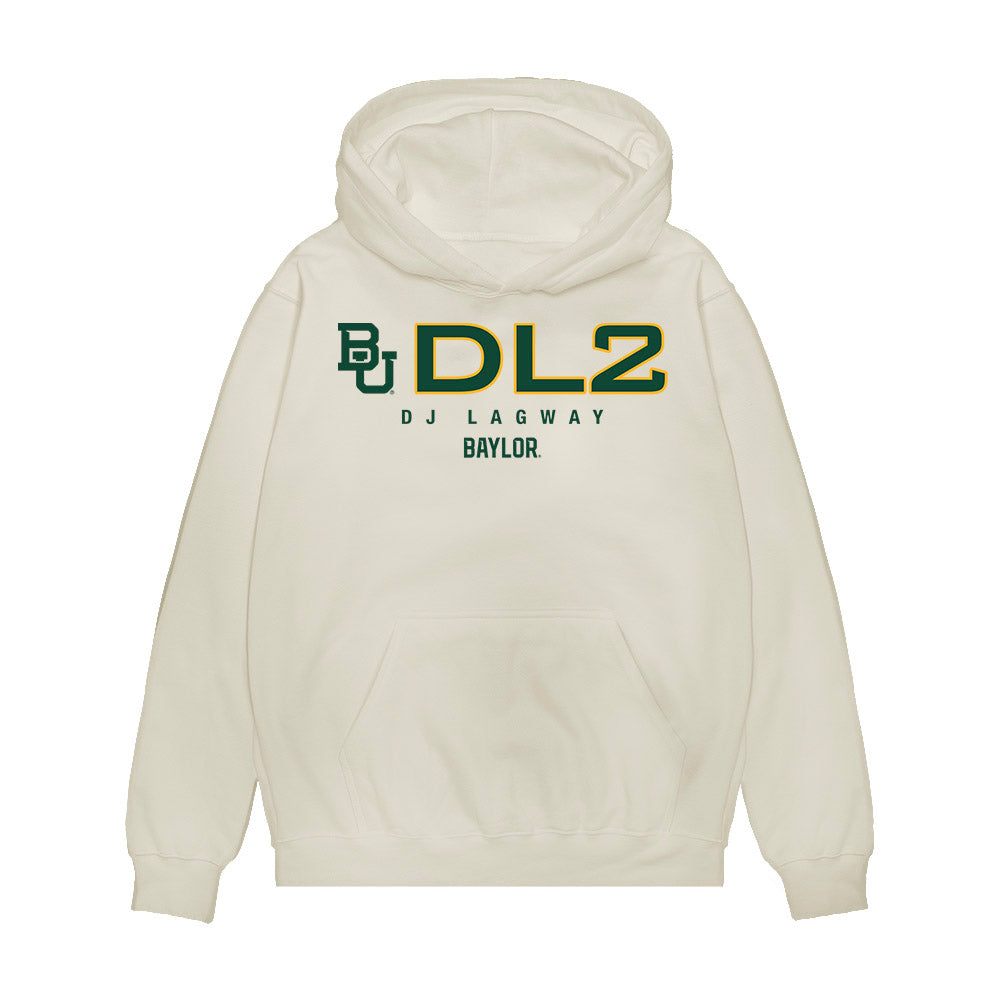 Baylor - NCAA Football : DJ Lagway - DL2 Premium Hooded Sweatshirt