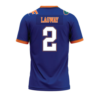 Florida - NCAA Football : DJ Lagway - Blue Premium Football Jersey-1