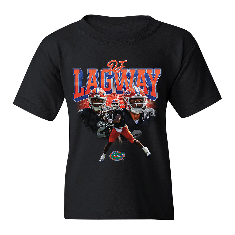 Florida - NCAA Football : DJ Lagway - Youth T-Shirt player collage