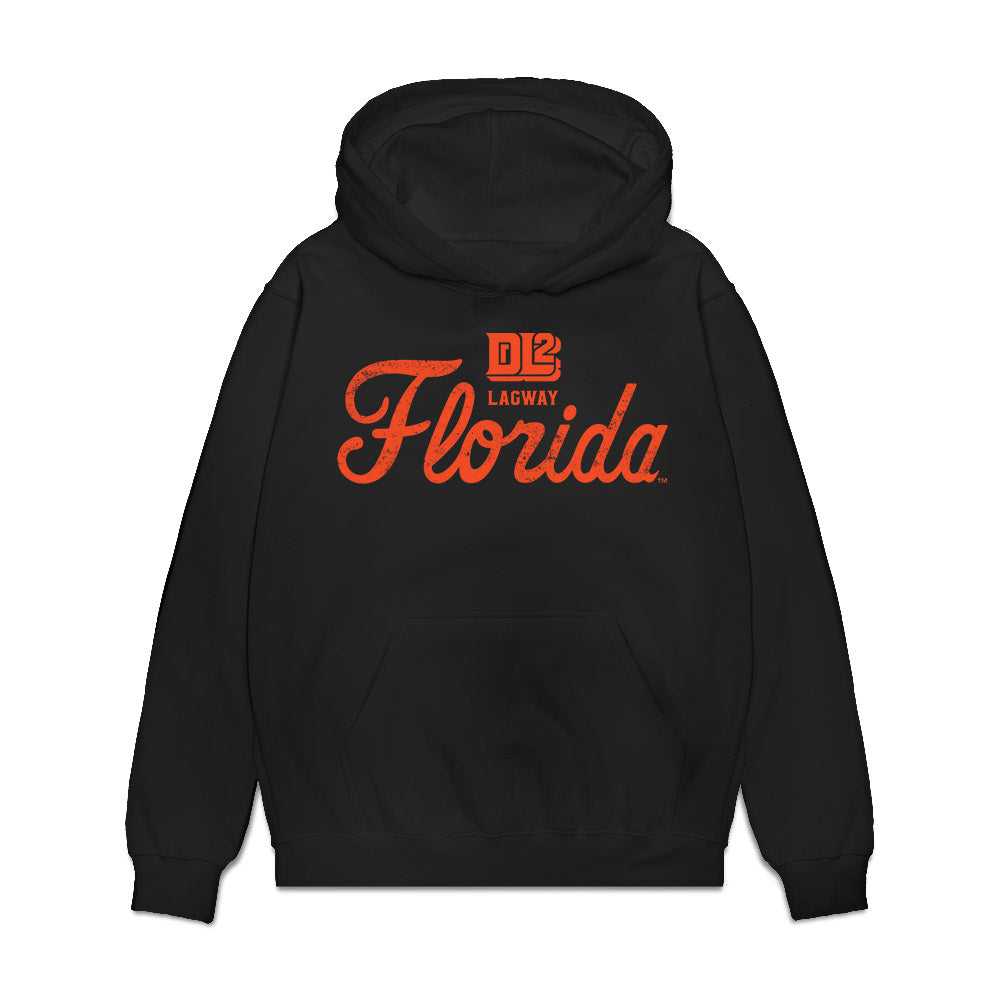 Florida - NCAA Football : DJ Lagway - Classic Shersey Premium Hooded Sweatshirt-0