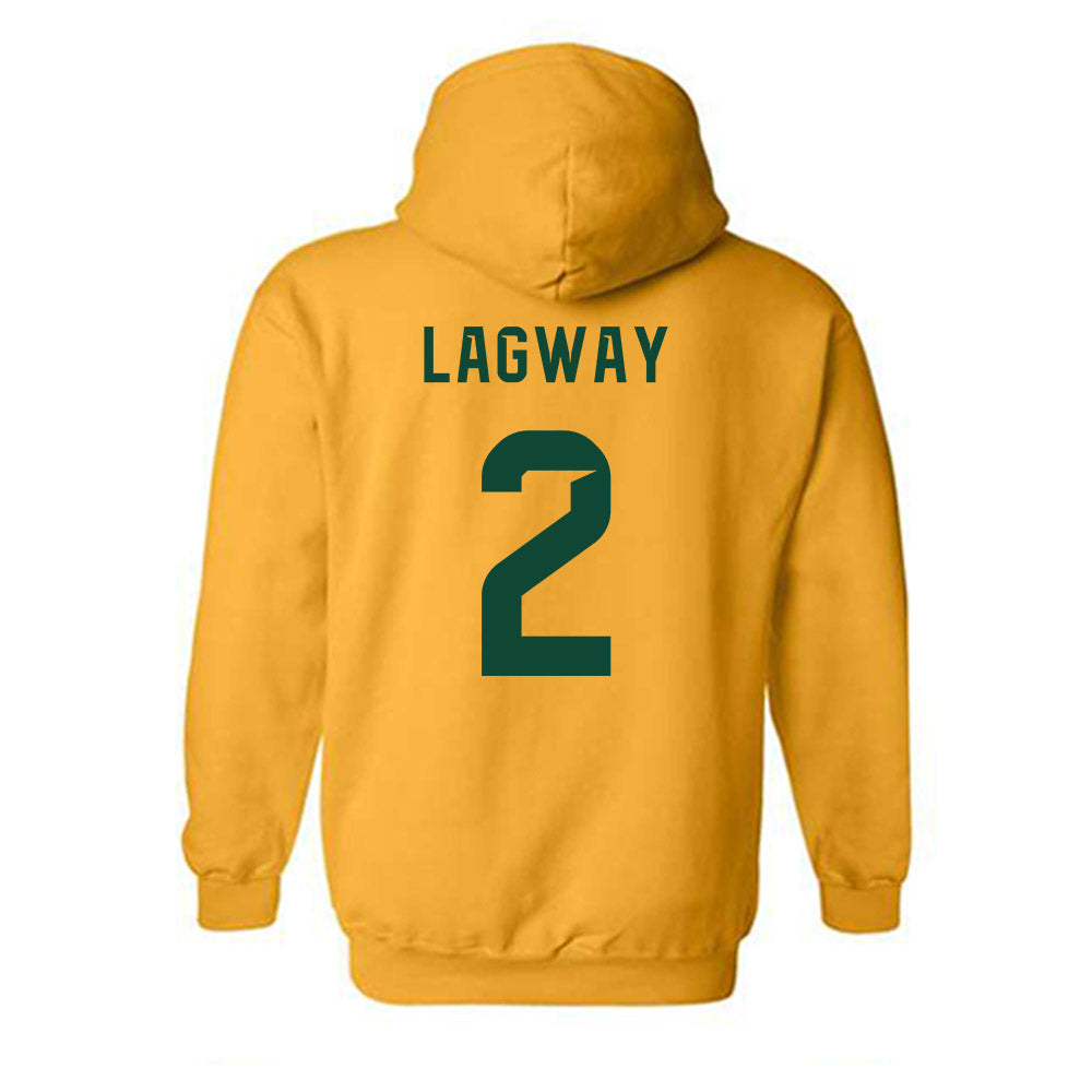 Baylor - NCAA Football : DJ Lagway - Go Gold Shersey Hooded Sweatshirt