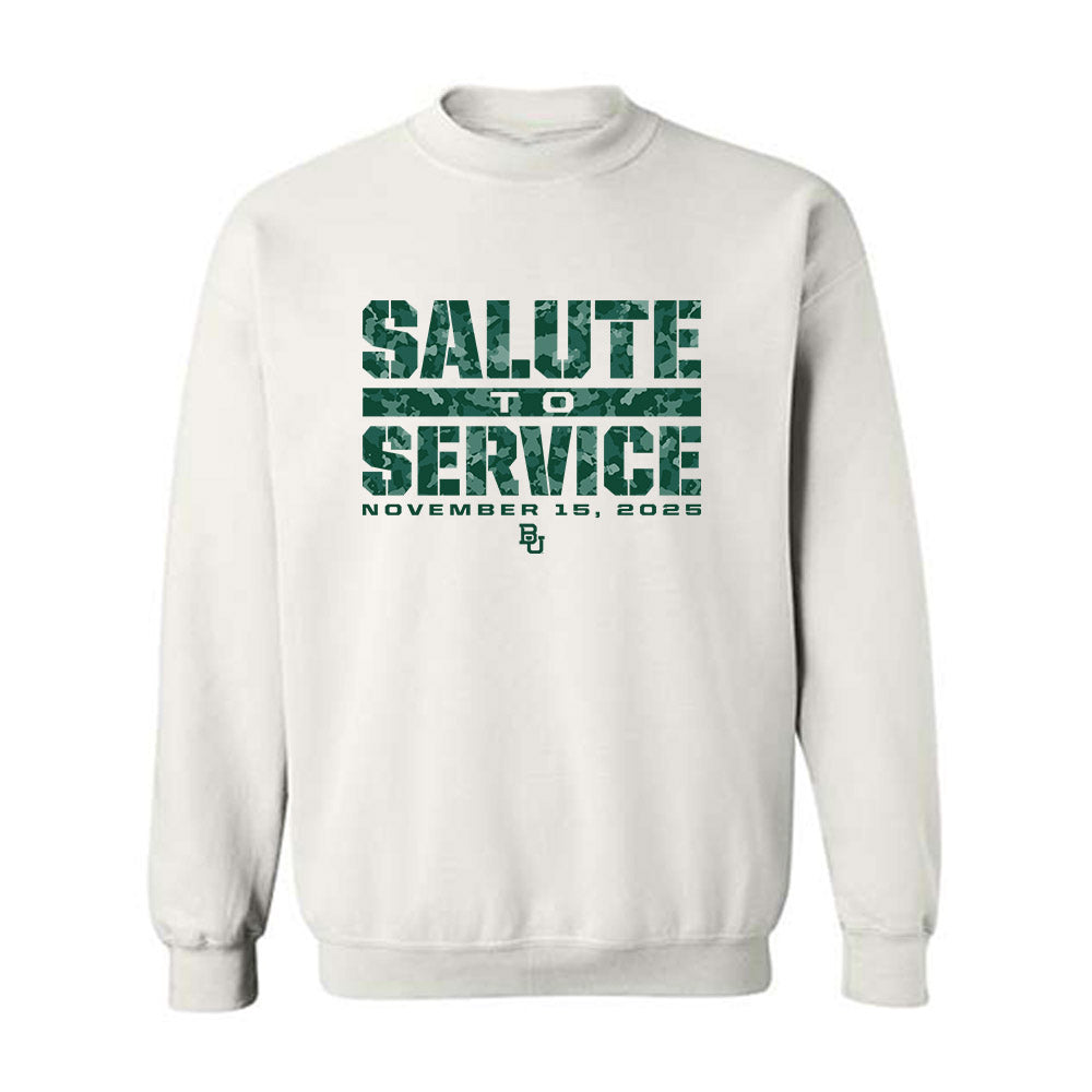 Baylor - NCAA Football : DJ Lagway - Salute to Service Shersey Crewneck Sweatshirt