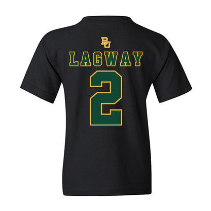 Baylor - NCAA Football : DJ Lagway - Caricature Youth T-Shirt