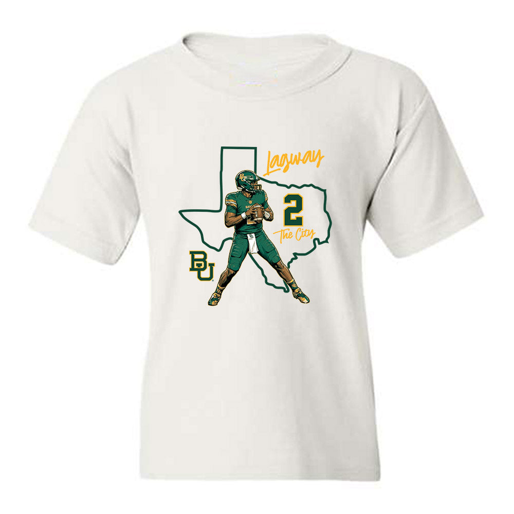 Baylor - NCAA Football : DJ Lagway - Caricature Youth T-Shirt