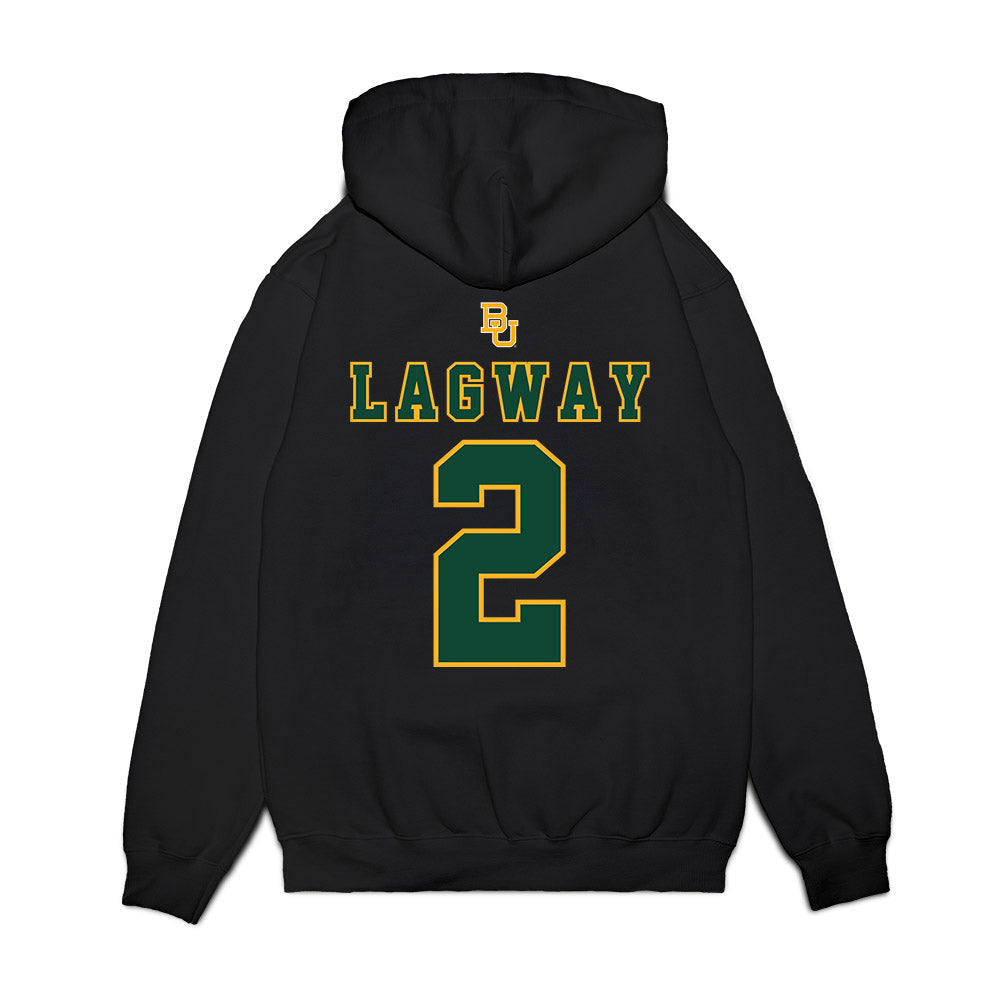Baylor - NCAA Football : DJ Lagway - Legacy Leadership Lagway Premium Hooded Sweatshirt