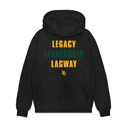 Baylor - NCAA Football : DJ Lagway - Legacy Leadership Lagway Premium Hooded Sweatshirt